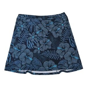 RipSkirt Hawaii Maui Moonlight Wrap Skirt Large Length 2 Blue Tropical Travel